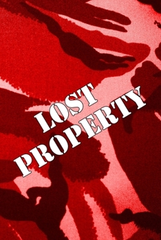 Paperback Lost Property Log Book: Camouflage, Red - Bespoke, personalised book. Contact us if you would like your own image, name or other text on a boo Book