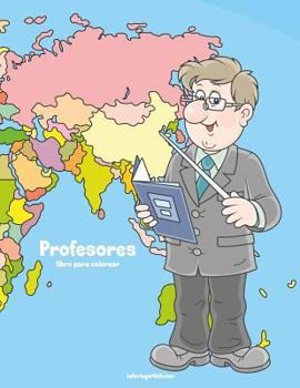 Paperback Profesores libro para colorear 1 [Spanish] Book