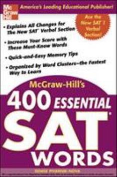 Paperback McGraw-Hill's 400 Essential SAT Words Book