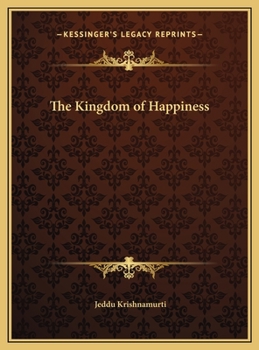 Hardcover The Kingdom of Happiness Book