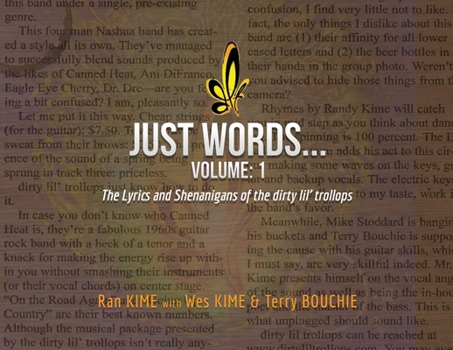 Paperback Just Words: Volume 1: The Lyrics & Shenanigans of the dirty lil' trollops Book