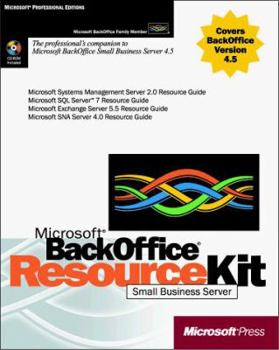 Paperback Microsoft BackOffice Small Business Server 4.5 Resource Kit [With *] Book