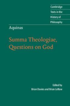 Paperback Aquinas: Summa Theologiae, Questions on God Book