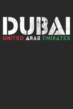 Paperback Notebook: Dubai VAE Ruled 6x9 120 Pages Book