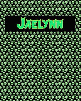 Paperback 120 Page Handwriting Practice Book with Green Alien Cover Jaelynn: Primary Grades Handwriting Book