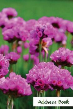 Address Book.: (Flower Edition Vol. 134) Glossy And Soft Cover, Large Print, Font, 6" x 9" For Contacts, Addresses, Phone Numbers, Em