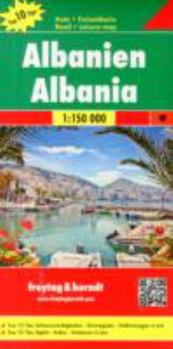 Albania, Top 10 Tips, Road map 1:150,000 (English, French, Italian and German Edition)
