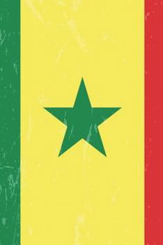 Paperback Senegal Flag Journal: Senegal Travel Diary, Senegalese Souvenir Book, Lined Journal to Write in Book