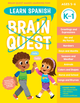 Paperback Brain Quest Workbook: Learn Spanish [Spanish] Book