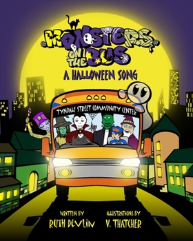 Paperback Monsters On the Bus: A Halloween Song Book