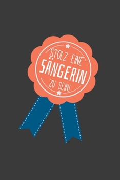 Stolz eine Sängerin zu sein: Linierter DinA 5 Jahres-Kalender 2020 für Musikerinnen und Musiker Terminplaner Musik Kalender (German Edition)