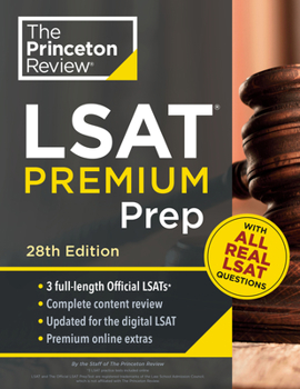 Paperback Princeton Review LSAT Premium Prep, 28th Edition: 3 Real LSAT Preptests + Strategies & Review + Updated for the New Test Format Book