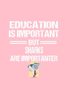 Cute Shark Notebook: Smiling Shark Education Humor Sarcastic Funny Christmas Gift - Pink Dotted Dot Grid Bullet Notebook - Diary, Planner, Gratitude, Writing, Goal, Log Journal - 6x9 120 pages