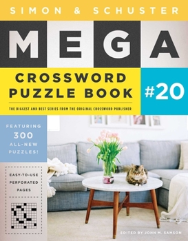 Paperback Simon & Schuster Mega Crossword Puzzle Book #20 Book