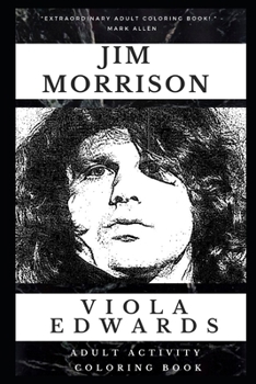 Paperback Jim Morrison Adult Activity Coloring Book