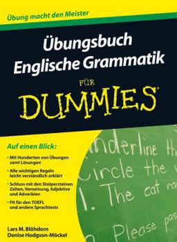 Paperback UEbungsbuch Englische Grammatik fur Dummies (German Edition) [German] Book