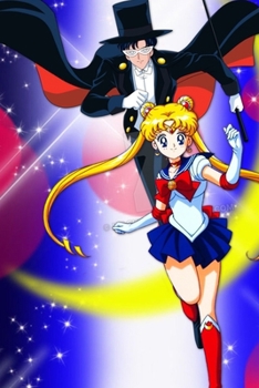 Journal: Sailor Moon Soft Glossy Cover Journal Lined Pages Book 6 x 9 Inches 110 Pages