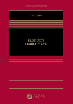 Hardcover Products Liability Law Book