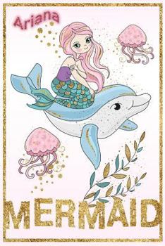 Ariana Mermaid: Wide Ruled Composition Book Diary Lined Journal