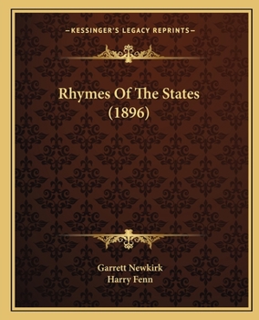 Paperback Rhymes Of The States (1896) Book