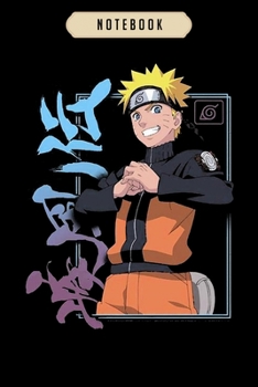 Notebook: Ripple junction naruto shippuden adult unisex naruto kanji frame light weight 100 cotton crew  Notebook|6x9(100 pages)Blank Lined Journal ... girls, boys, men, birthday gifts|Anime gifts