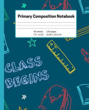 Paperback Primary Composition Notebook: Learn To Write and Practice Your Storytelling BONUS Coloring Pages; New Handwriting Guide Book