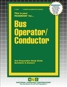 Paperback Bus Operator/Conductor Book