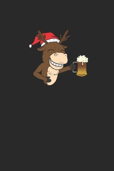 Paperback Rendeer Beer Notebook: Diary Journal 6x9 inches with 120 Lined Pages Book