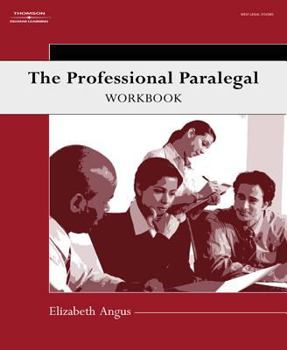 Paperback The Professional Paralegal Workbook Book