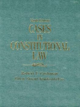 Paperback Cases in Constitutional Law Book