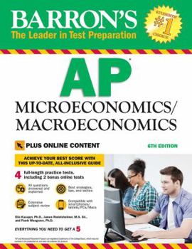 Paperback AP Microeconomics/Macroeconomics with Online Tests Book