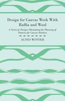 Paperback Design for Canvas Work with Raffia and Wool Book