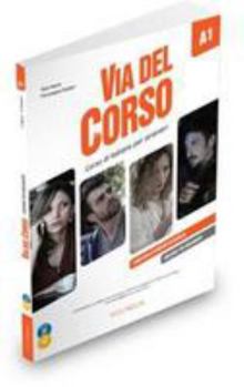 Paperback Via del Corso: Libro del professore + CD audio (2) + DVD video A1 Book