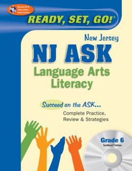 Paperback New Jersey NJ Ask Language Arts Literacy, Grade 6 [With CDROM] Book