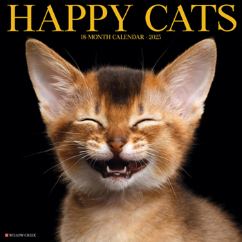 Calendar Happy Cats 2025 12 X 12 Wall Calendar Book