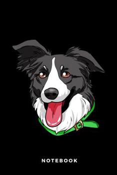 Paperback Notebook: Border Collie Dog Book