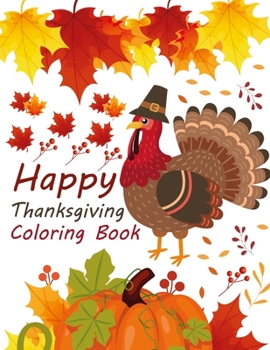 Paperback Happy: Thanksgiving Coloring Book