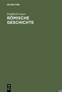 Hardcover Römische Geschichte [German] Book