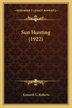 Paperback Sun Hunting (1922) Book