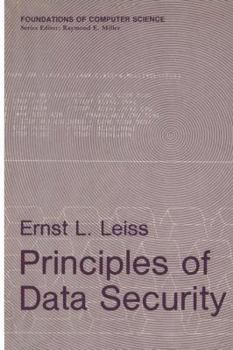 Hardcover Principles of Data Security Book