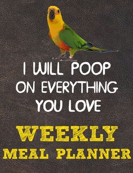 Paperback Weekly Meal Planner: 8.5x11 Inches Menu Food Planner - 52 Week Meal Prep Book - Weekly Food Planner & Grocery Shopping List Notebook For Je Book