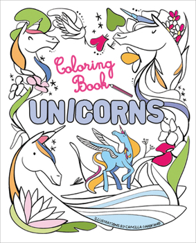 Paperback Unicorns: Coloring Book