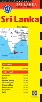 Sri Lanka Travel Map Third Edition