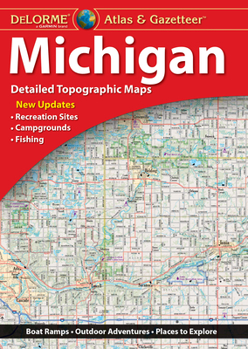 Paperback Delorme Atlas & Gazetteer: Michigan Book