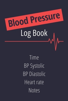 Blood Pressure Log Book: Simple 10 Minute Daily Tracking Journal, 52-Week Blood Pressure Tracker, Includes Space For Notes