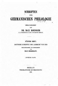 Paperback Schriften zur germanischen philologie [German] Book