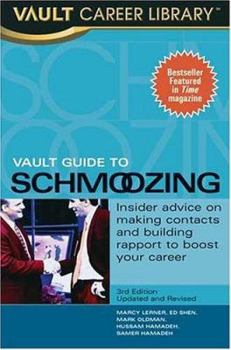 Paperback Vault Guide to Schmoozing Book