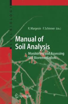 Hardcover Manual for Soil Analysis - Monitoring and Assessing Soil Bioremediation Book