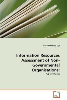 Paperback Information Resources Assessment of Non-Governmental Organisations Book