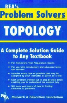 Paperback Topology Problem Solver (Problem Solvers Solution Guides) Book